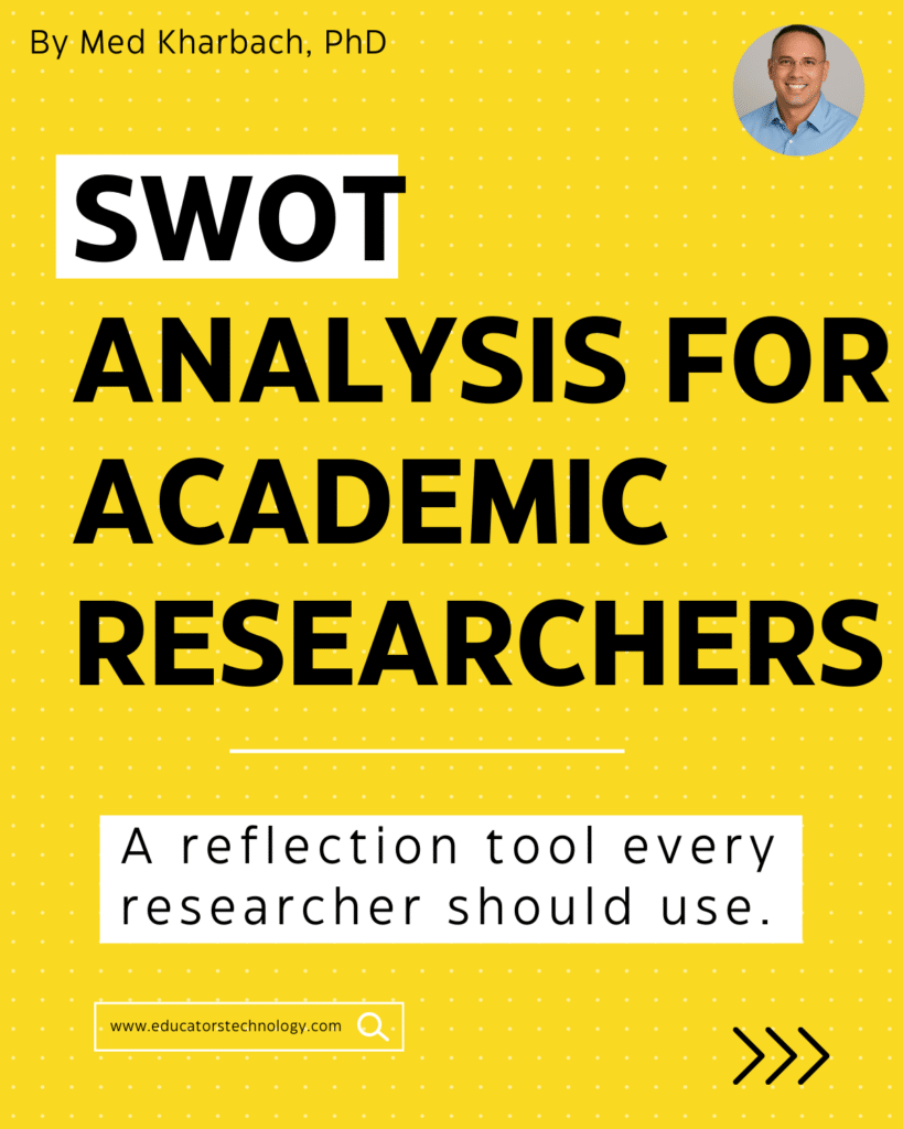 SWOT Analysis for Academic Researchers: A Practical Reflection Tool